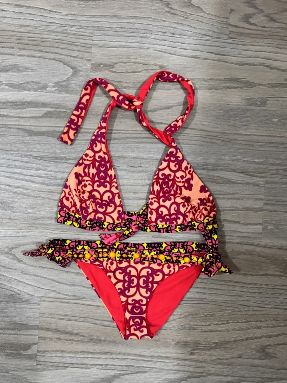 Hale Bob Cabana multicoloured bikini set  Woman’s Size Size M